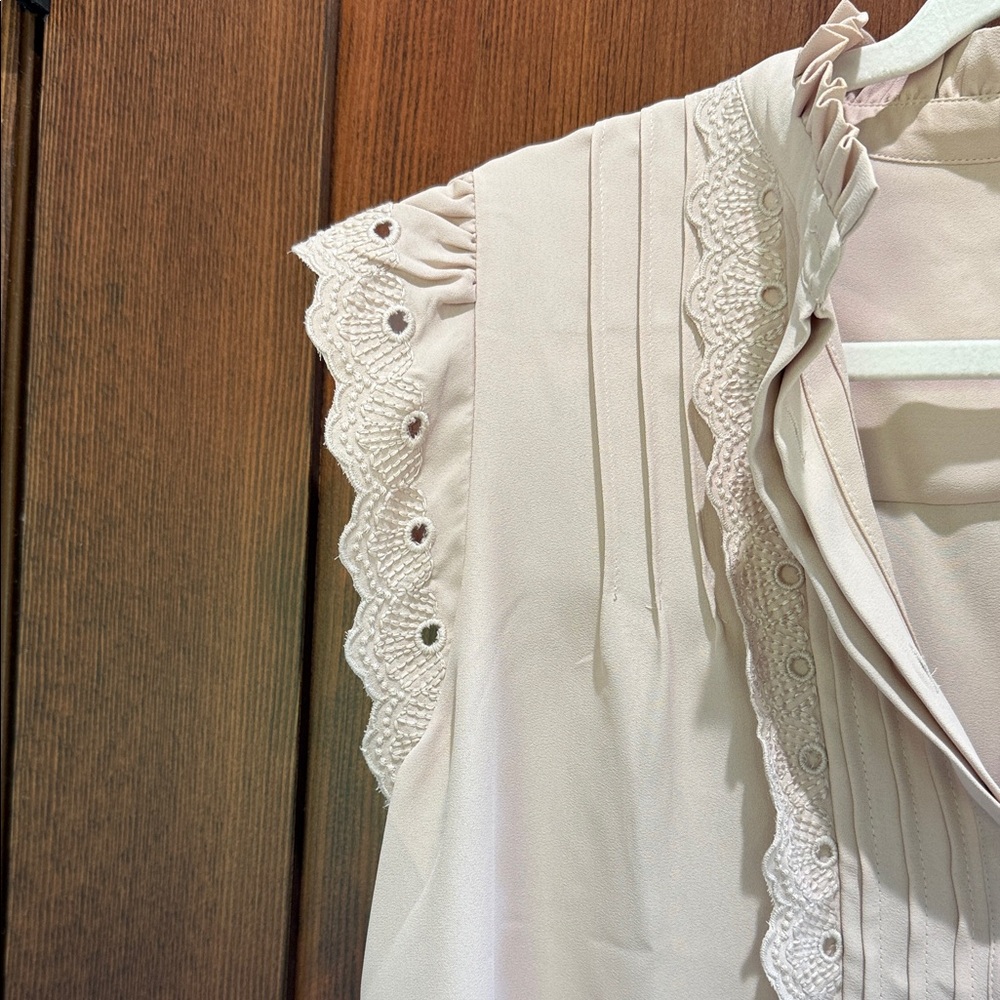 Dusty Rose Ann Taylor Blouse - Picture 4 of 5